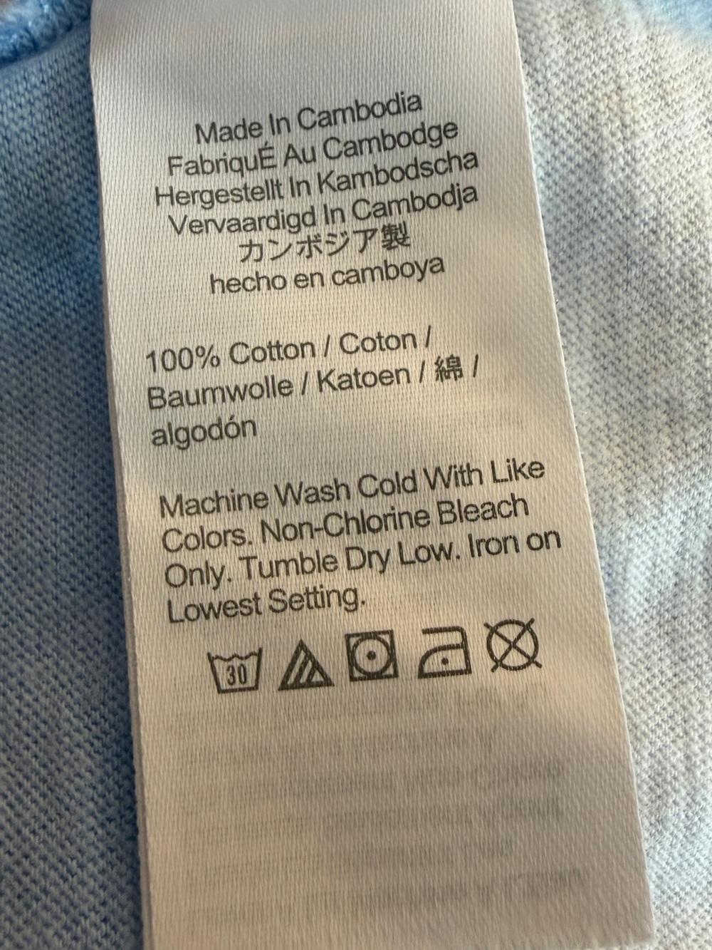 Crewcuts Light Blue & White Striped Dress Sz 14 - Picture 7 of 7